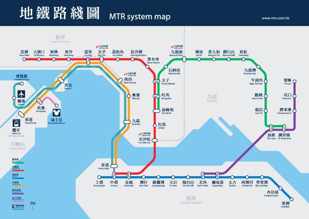 estação MTR causeway bay MTR mapa