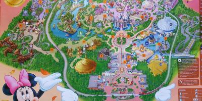 Hong Kong Disney mapa