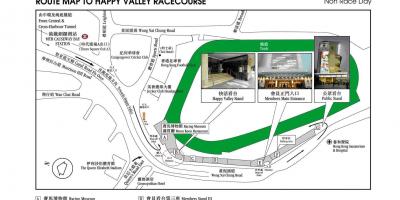 Mapa de Happy Valley Hong Kong