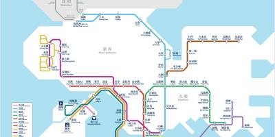 Hong Kong tubo mapa