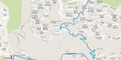 Hong Kong trilhas mapa