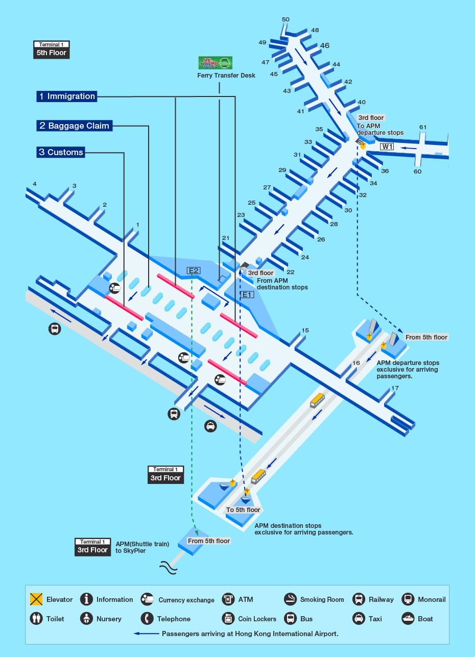 hkg portão mapa