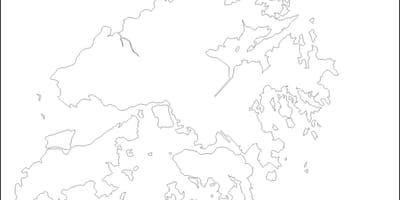 Esboço de mapa de Hong Kong