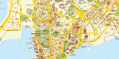 Mapa de hong kong